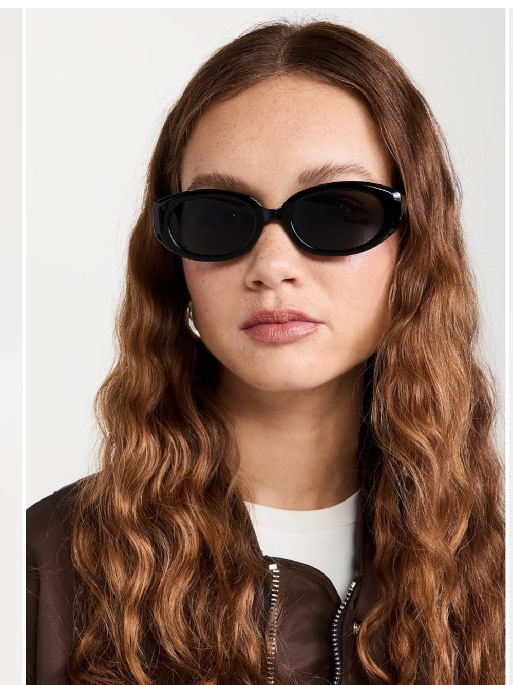 EUC AIRE Affinity Oval Sunglasses in Black